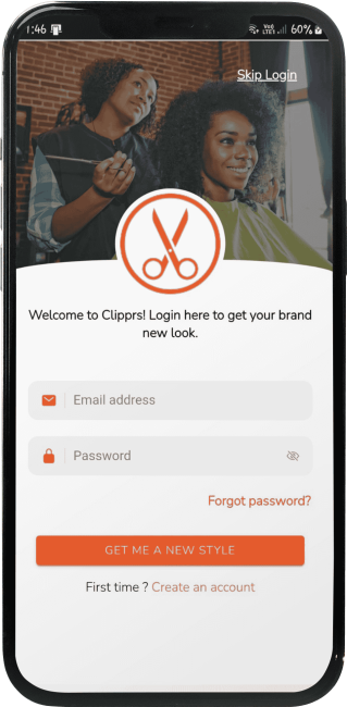 Double iPhone Screen Mockups-login