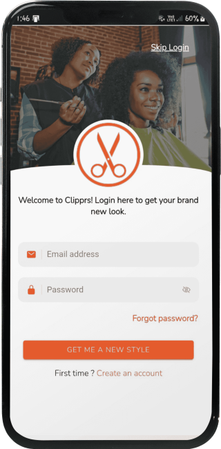 Double iPhone Screen Mockups-login
